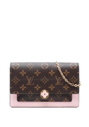 Louis Vuitton Pre-Owned 2021-2025 Monogram Flore Wallet On Chain crossbody bag - Brown