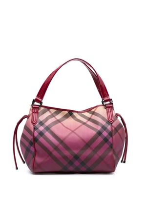 Burberry Pre-Owned 2000-2017 Supernova Check Coated Canvas Bilmore tote bag - Pink