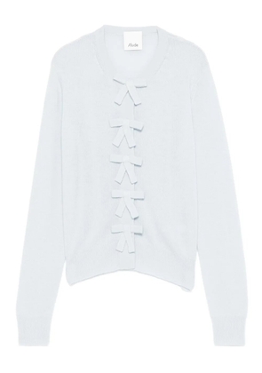 Allude bow-detail cardigan - Blue