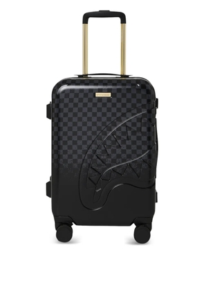 Sprayground Spritz checkerboard shark trolley bag - Black
