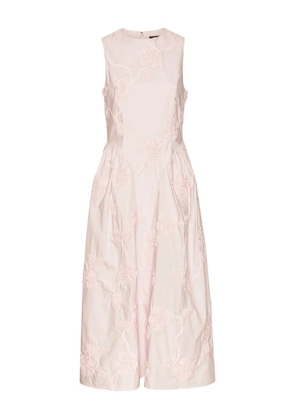 ROTATE BIRGER CHRISTENSEN flower midi dress - Pink