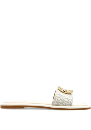 Michael Michael Kors logo-print hardware sandals - Neutrals