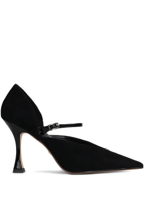Lola Cruz 95mm Yuna pointed-toe pumps - Black