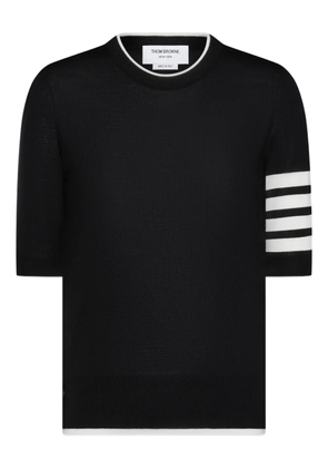 Thom Browne 4-bar short-sleeve T-shirt - Black