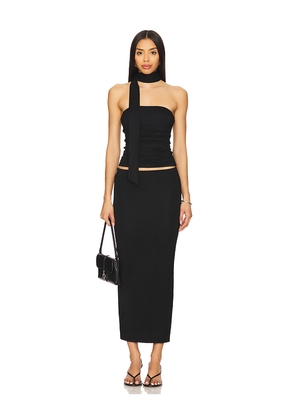 superdown Dragana Skirt Set in Black. Size L. Also in M, S.