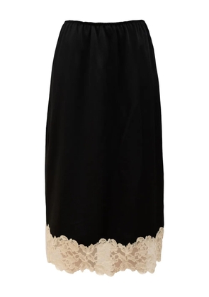 RXQUETTE lace midi skirt - Black