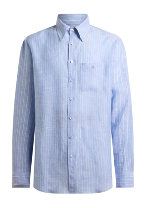 ETRO striped buttoned shirt - Blue