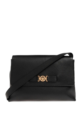 Versace Medusa Biggie leather messenger bag - Black
