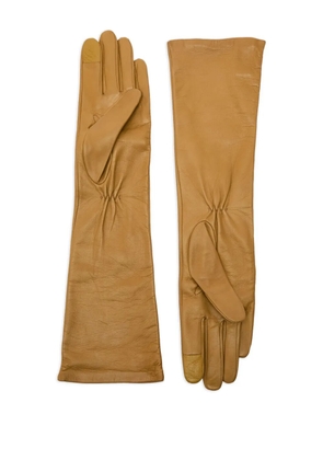 HANDSOME STOCKHOLM Essentials long gloves - Brown