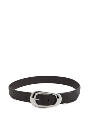 Anderson's narrow oval-buckle belt - Black