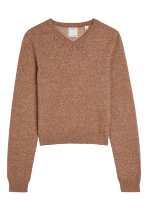 Calvin Klein Celia V-neck sweater - Brown