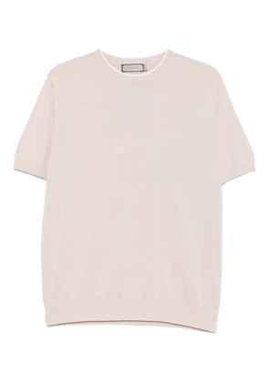 Canali short-sleeve crew-neck T-shirt - Neutrals