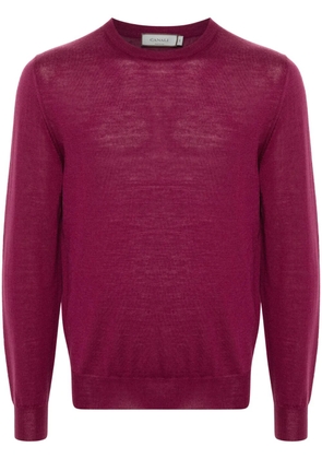 Canali fine-knit sweater - Purple