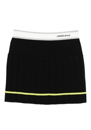 Casablanca pleated short skirt - Black