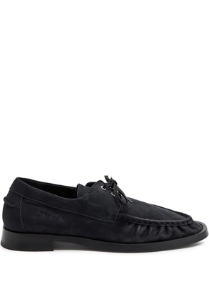 Miista Suede tie loafers - Blue