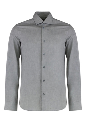 Moorer Sorrento-FML buttoned shirt - Grey