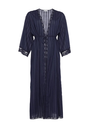 ERES Lactée lace-trim maxi robe - Blue