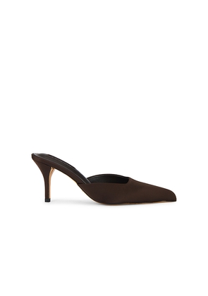 Tony Bianco Cosmic Mule in Chocolate. Size 10. Also in 5, 5.5, 6, 6.5, 7, 7.5, 8, 8.5, 9.