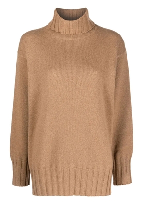 Malo roll-neck cashmere jumper - Brown