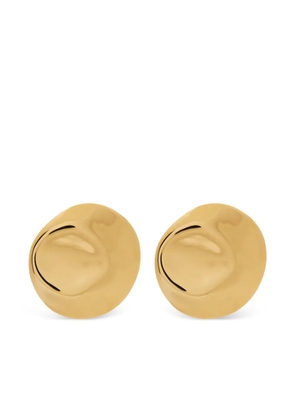 Nina Ricci Dented Medallion earrings - Gold