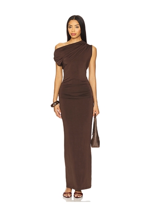 superdown Morgana Skirt Set in Chocolate. Size M. Also in XS, XXS.