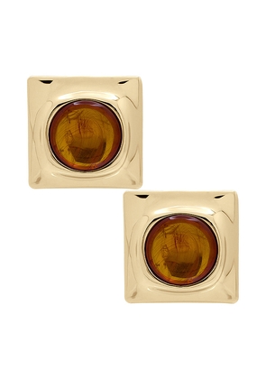 Ronny Kobo Joan Earring in Metallic Gold.