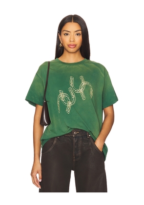 Found x REVOLVE Lucky Horseshoe Tee in Green. Size S. Also in XS.