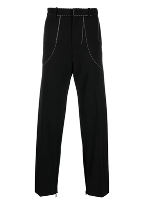 Off-White Stitch tailored trousers - Black