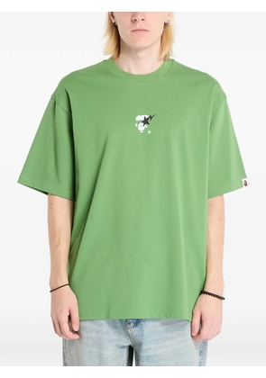 A BATHING APE® ape face-print relaxed fit T-shirt - Green