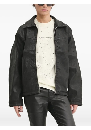 HUGO zip-fastening panelled jacket - Black