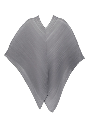 Pleats Please Issey Miyake pleated scarf - Grey