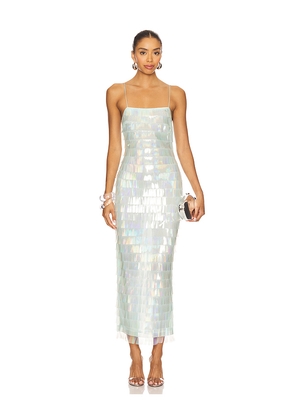 retrofete Alana Dress in Blue. Size L. Also in M.