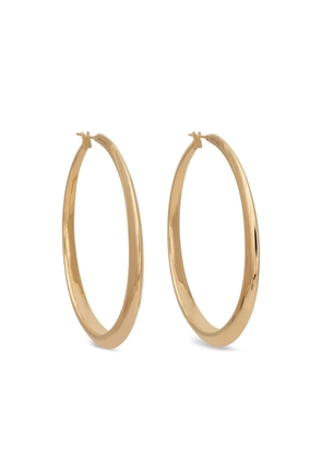 Sidney Garber 18K yellow gold Oval Hoop earrings