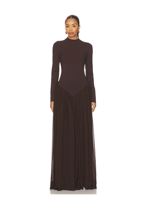 Ronny Kobo Speck Knit Dress in Brown. Size S. Also in M.