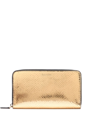 Roberto Cavalli leather wallet - Gold