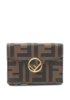 Fendi Pre-Owned 2010s F is Zucca tri-fold wallet - Brown