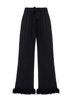 Sleeper Bisou Bisou feather trousers - Black
