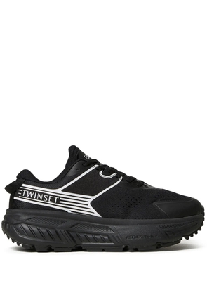 TWINSET logo-print sneakers - Black