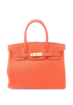 Hermès Pre-Owned 2016 Togo Birkin Retourne 30 handbag - Orange