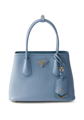 Prada small Double Saffiano tote bag - Blue