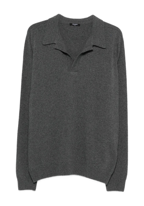 Balmain polo-collar sweater - Grey