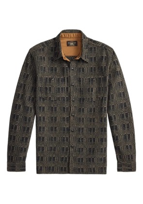 Ralph Lauren RRL check button overshirt - Grey