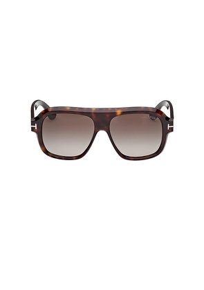 TOM FORD Pilot Sunglasses in Black.