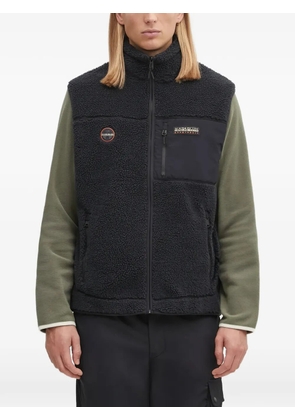 Napapijri Yupik V zip logo vest - Black