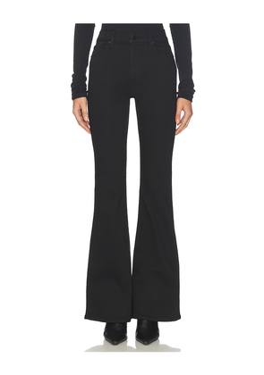 PISTOLA Kinsley Mid Rise Ultra Flare Jeans in Black. Size 31. Also in 23, 24, 25, 26, 27, 28, 29, 30, 32, 33.