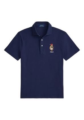 Polo Ralph Lauren bear-print polo shirt - Blue
