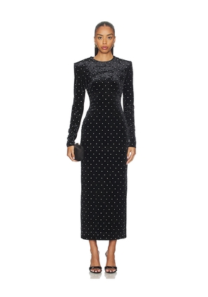 Ronny Kobo Cosma Dress in Black. Size L. Also in S, XS.