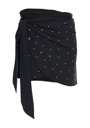 Hunza G swarovski crystal-embellished sarong - Black