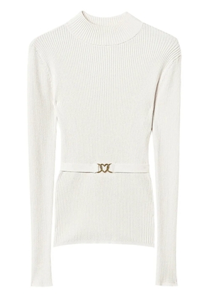 TWINSET high-neck belted sweater - Neutrals