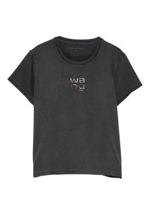Alexander Wang logo T-shirt - Black